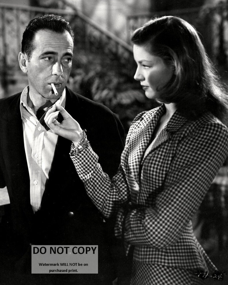 Humphrey Bogart & Lauren Bacall in To Have and Have Not 5X7, 8X10 or 11X14 Photo AA-047 image 1