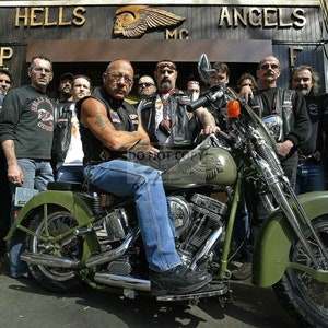 Hells angels cheap leather jacket
