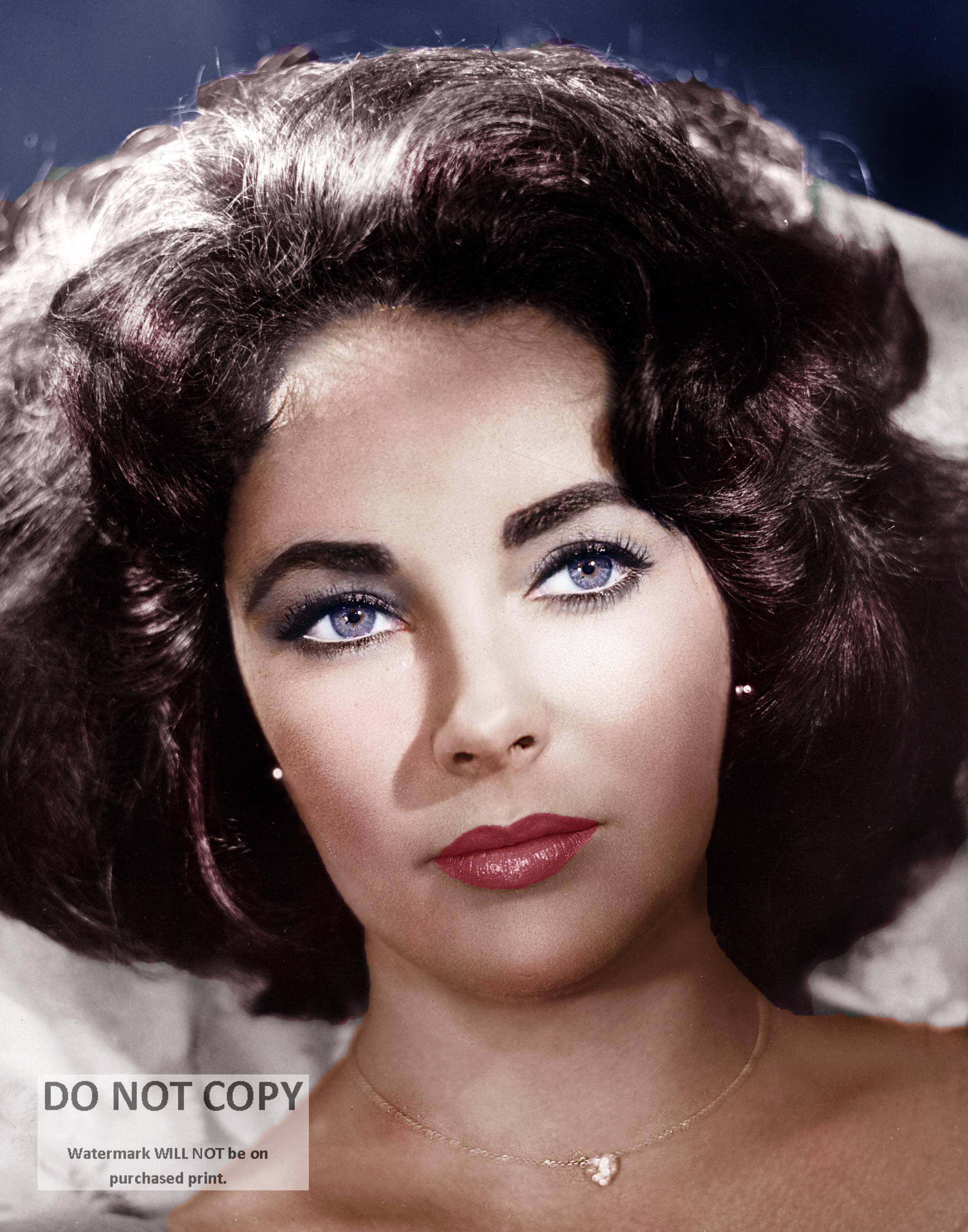 エリザベステイラー Elizabeth Taylor Legendary Actress - 5X7, 8X10 or 11X14