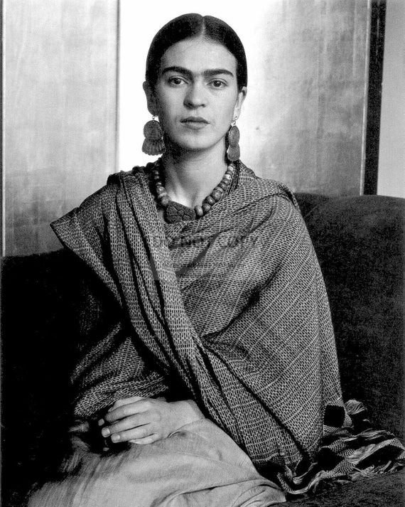 Mexican Painter Frida Kahlo 5X7 8X10 or 11X14 Photo - Etsy