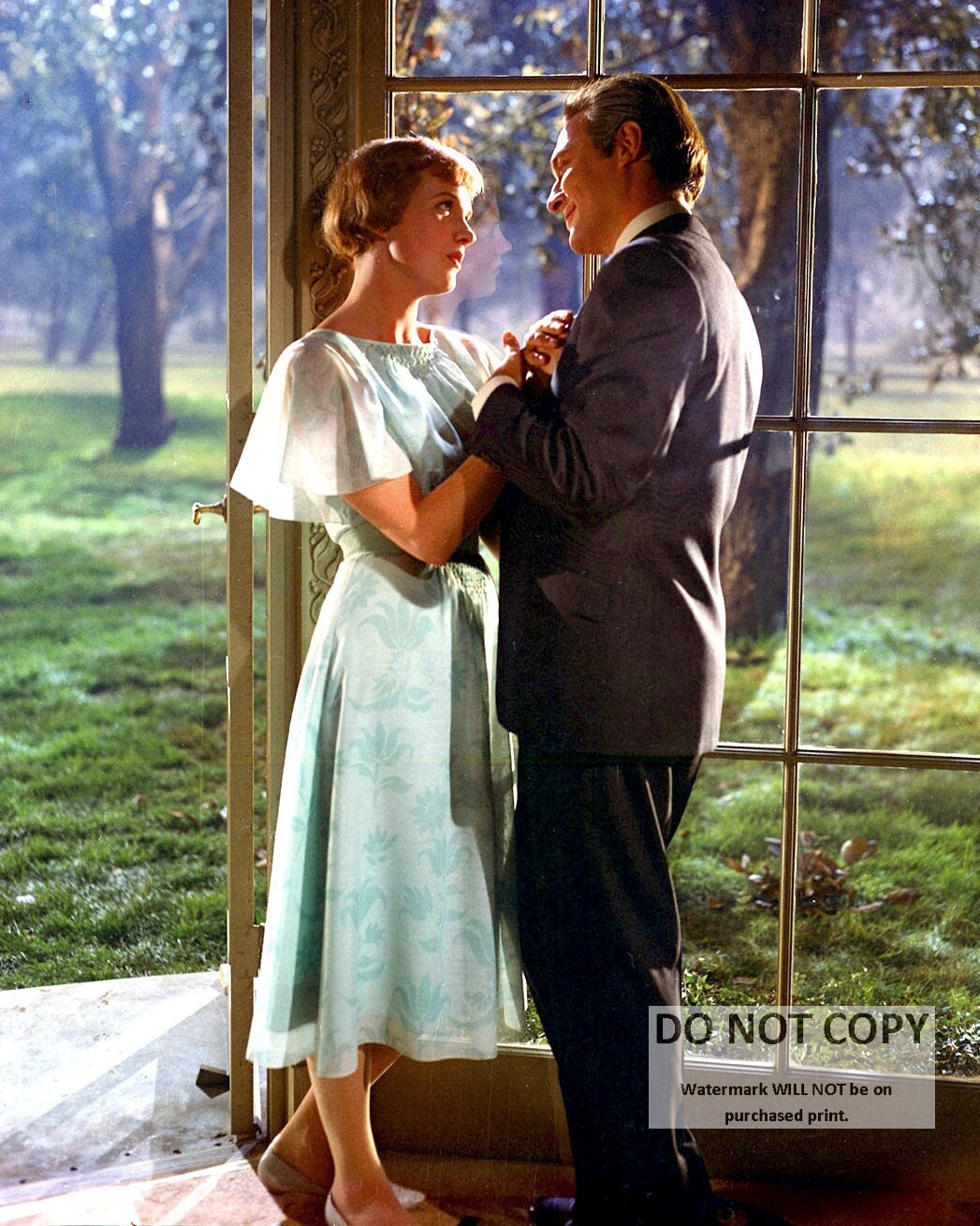 sound of music blue dress Sound of Music Wrap Dress