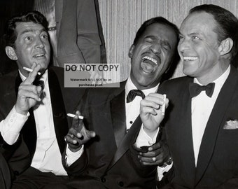 The Rat Pack: Dean Martin, Sammy Davis, Jr. & Frank Sinatra - 5X7, 8X10 or 11X14 Photo (AA-724)