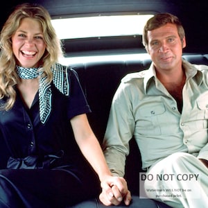 Lee Majors & Lindsay Wagner in &quot;The Six Million Dollar Man&quot; - 8X10 or 11X14 Publicity Photo (OP-136)