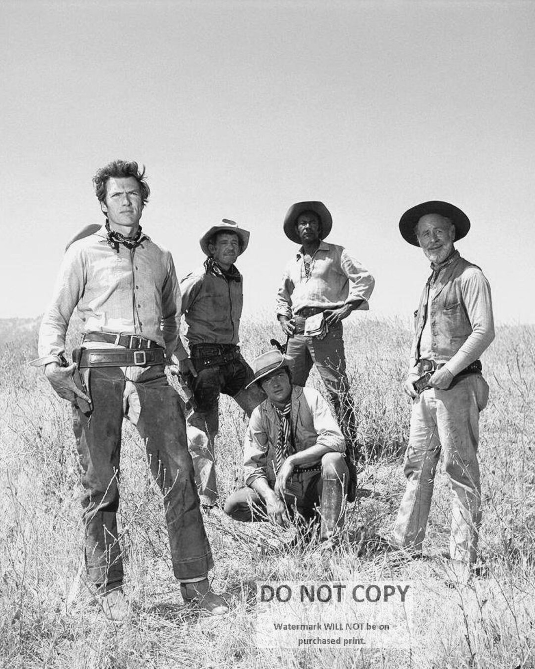 Cast From rawhide Television Western Series Starring Clint Eastwood