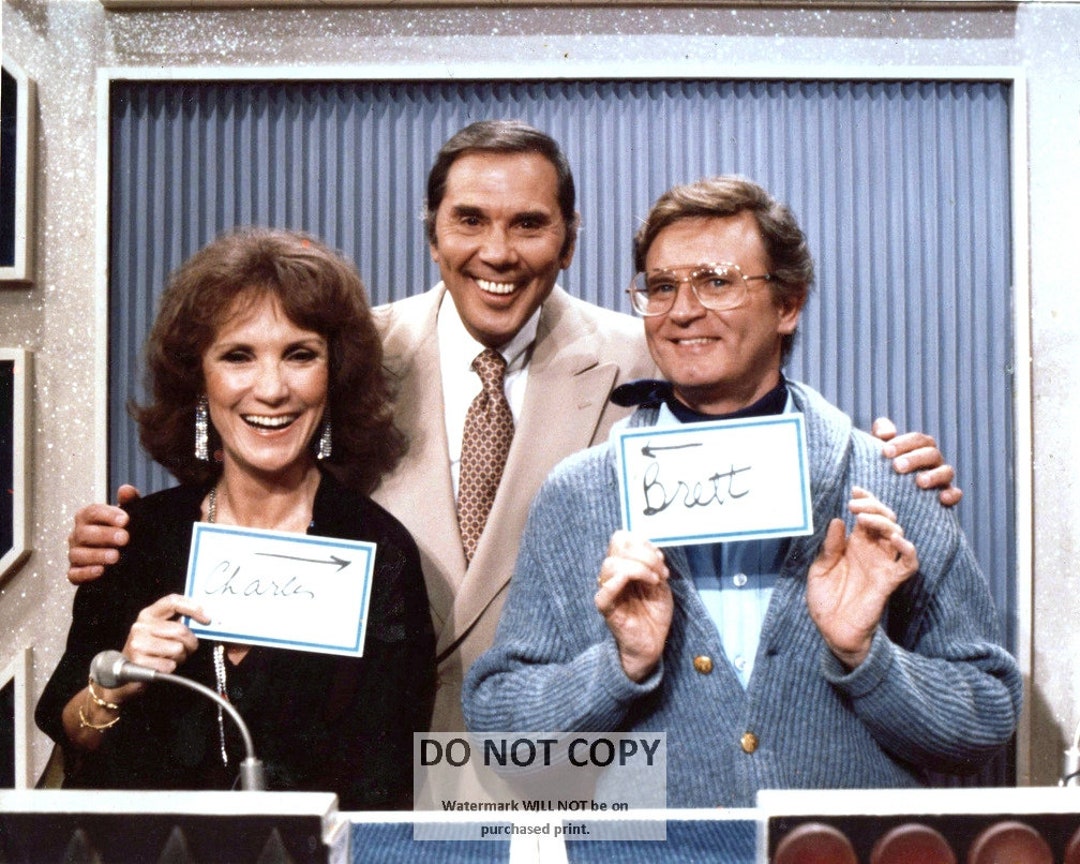 Brett Sommers and Charles Nelson Reilly With Host Gene Rayburn From the CBS Game Show "match