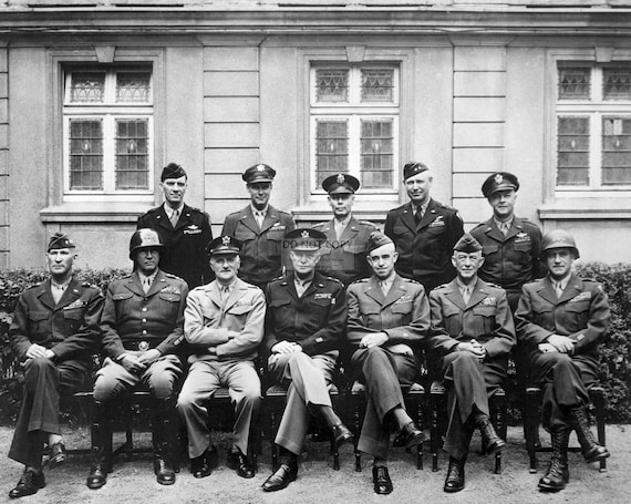 President General Dwight Eisenhower WWII D-Day Autograph 8 x 10 11 x 14 Photo