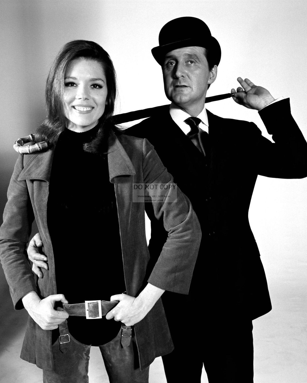 Diana Rigg and Patrick Macnee in the TV Show the Avengers 5X7, 8X10 or ...