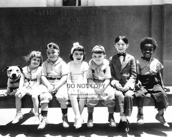 The Little Rascals a.k.a. "Our Gang" Spanky, Darla, Alfalfa, Buckwheat - 5X7, 8X10 or 11X14 Photo (MW-199)