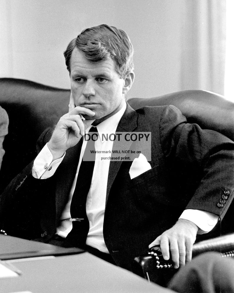 Attorney General Robert F. bobby Kennedy in Etsy