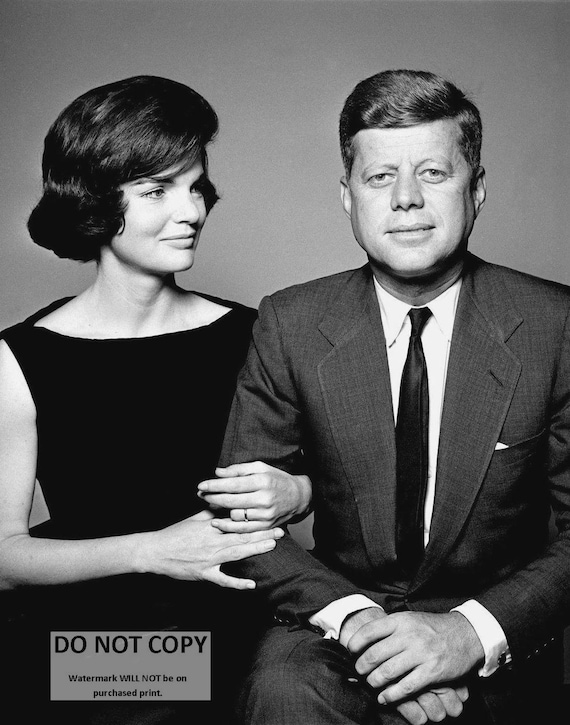 President John F. Kennedy With First Lady Jacqueline 