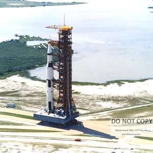 Apollo 11 Saturn V Rocket Rolls Out to Launch Pad 39A - 5X7, 8X10 or 11X14 NASA Photo (EP-362)