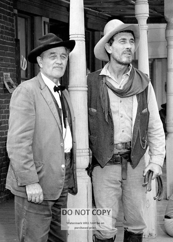 Ken Curtis and Milburn Stone in 