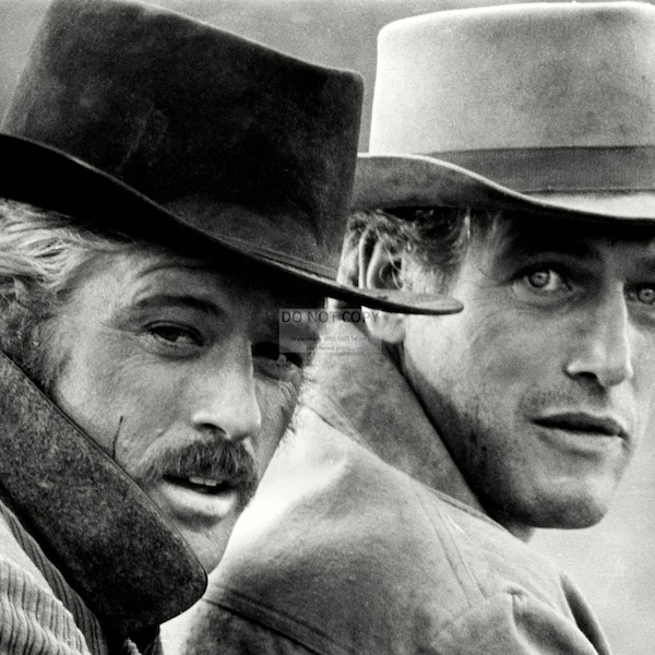 Paul Newman and Robert Redford in the film "Butch Cassidy & the Sundance Kid" - 8X10 or 11X14 Photo (ZZ-489)