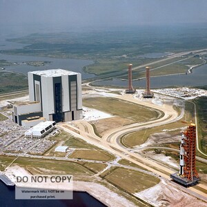 Rollout of the Apollo Saturn V Facilities Test Vehicle - 5X7, 8X10 or 11X14 NASA Photo (EP-162)
