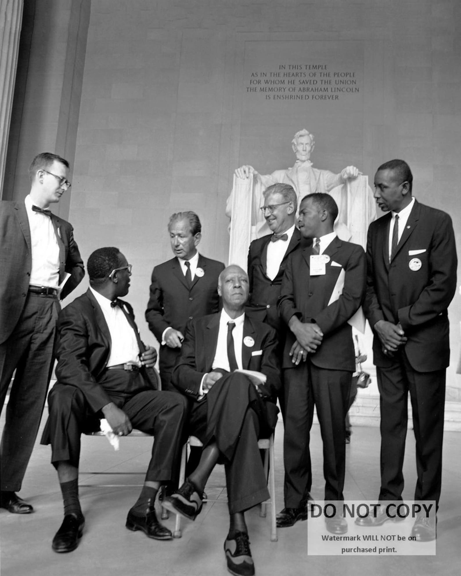 1963 Civil Rights March Photo: John Lewis & Prominent Leaders - Etsy