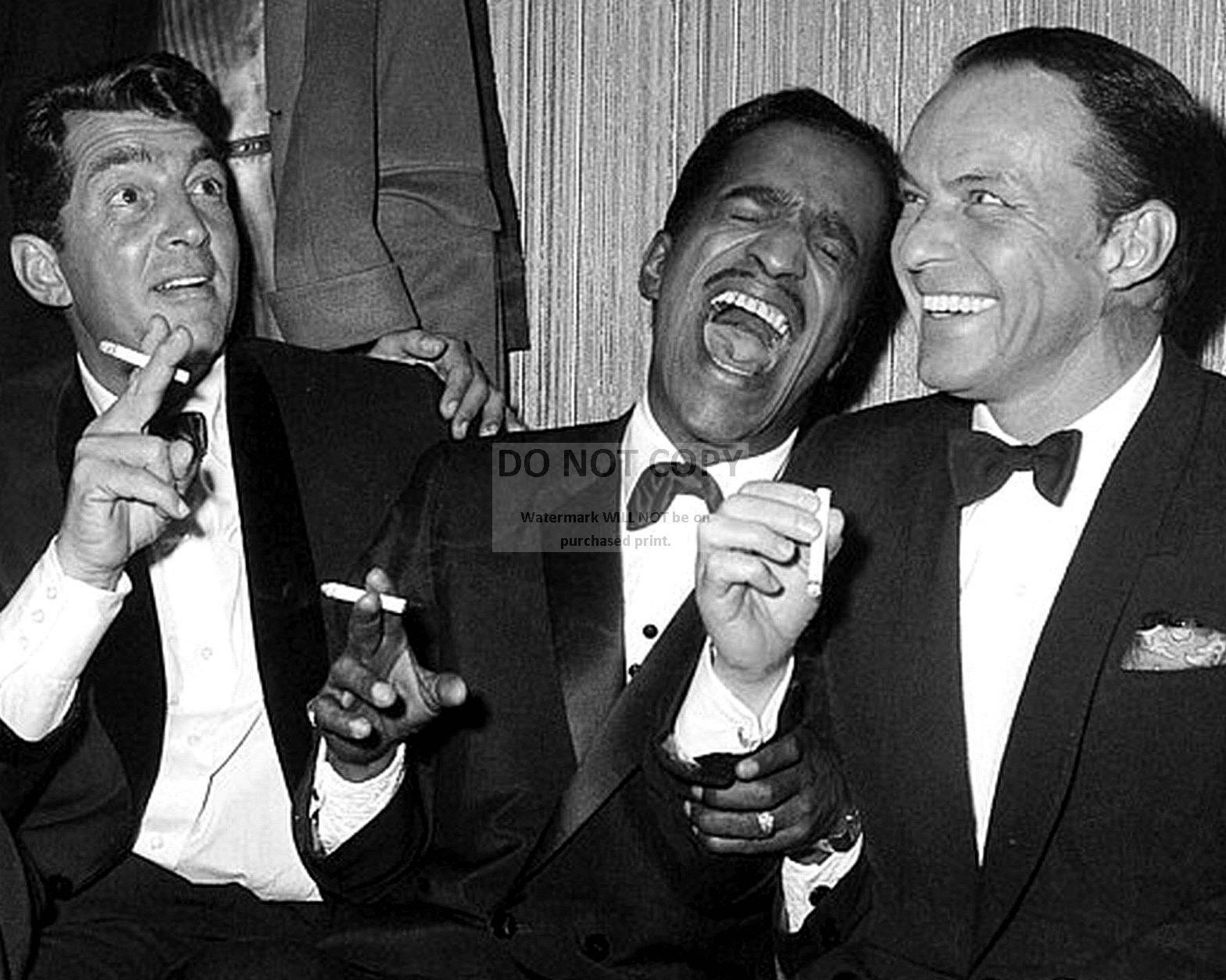FAMOUS RAT PACK Frank Sinatra Dean Martin Lawford & Sammy Davis 8x10 Photo Print 