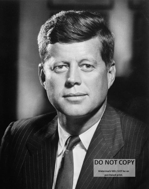 John F. Kennedy - 35th President of the United States - 5X7, 8X10