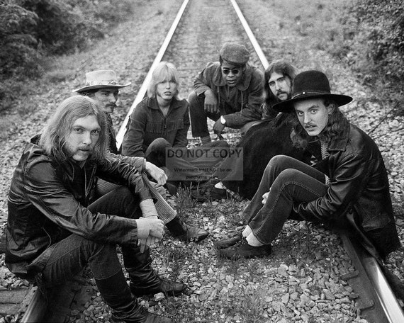 Gregg Allman With Allman Bros Band Southern Rock 10x8 Music Photo Print