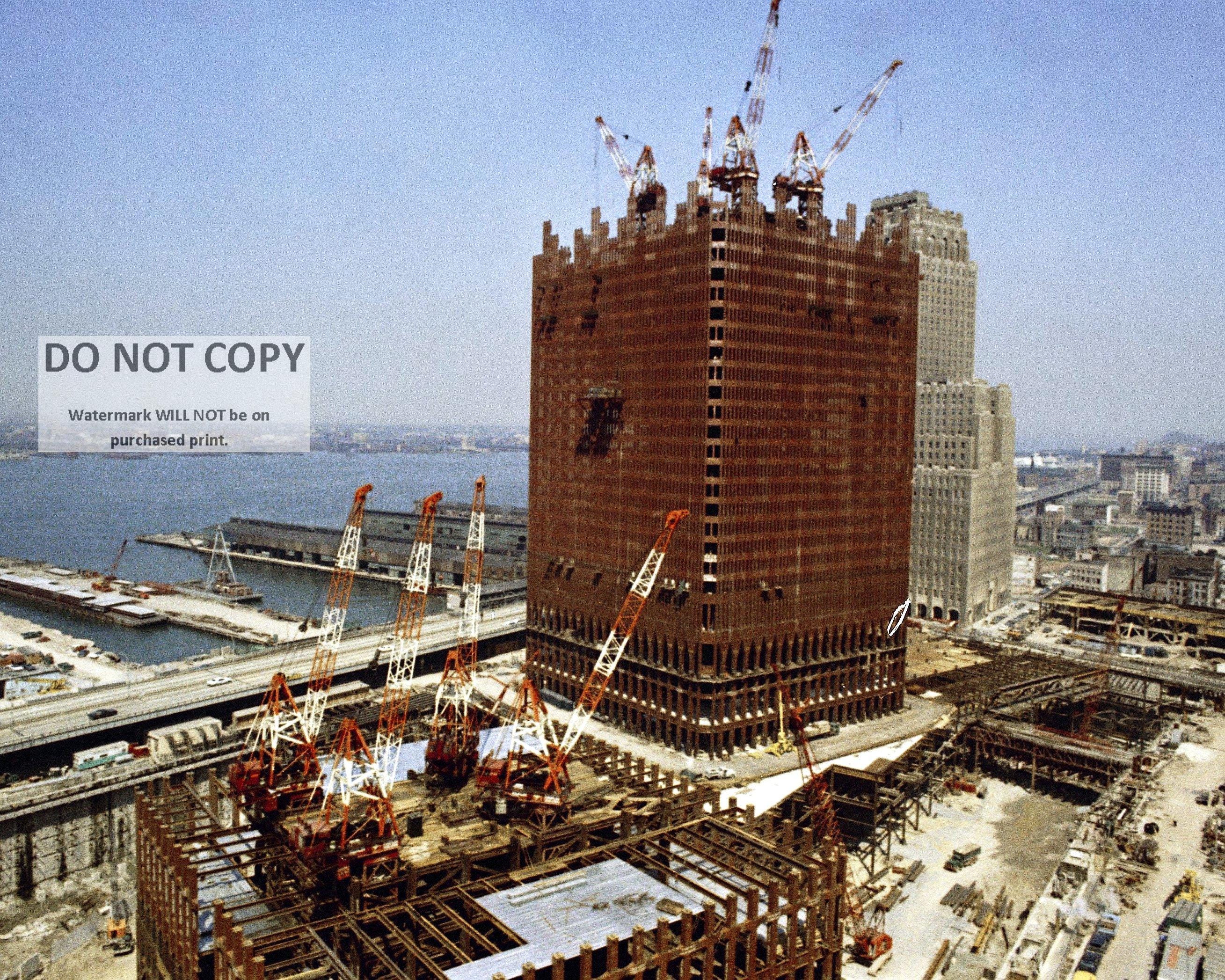 World Trade Center Under Construction in 1969 - 8X10 or