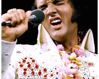 Elvis Presley 'aloha From Hawaii' 1973 Concert Photo Print - Etsy