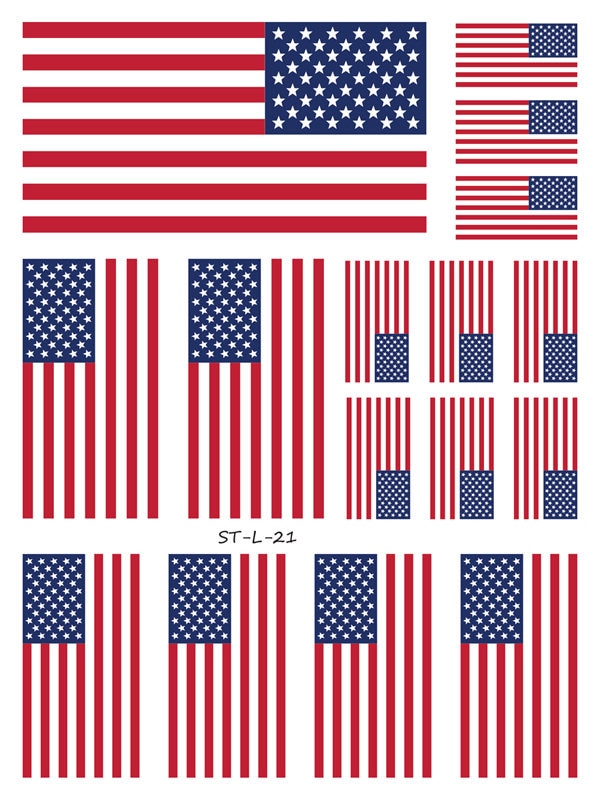 Supperb® American Flag Temporary Tattoo Kit, USA Flag Temporary Tattoos ...