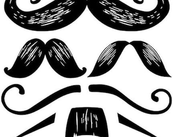 Supperb® Tillfälliga Tatueringar - Mustasch Tatueringsset