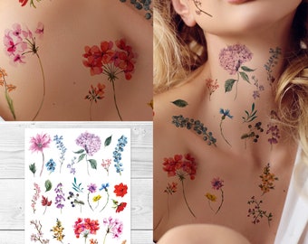 Flower Garden Bird Back Piece Tattoo Jackie Rabbit by jackierabbit12 on  DeviantArt