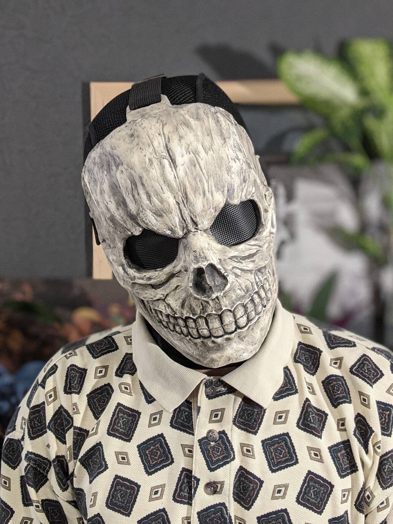 Totenkopf Maske Gta 5 Online Halloween Skelett Etsy