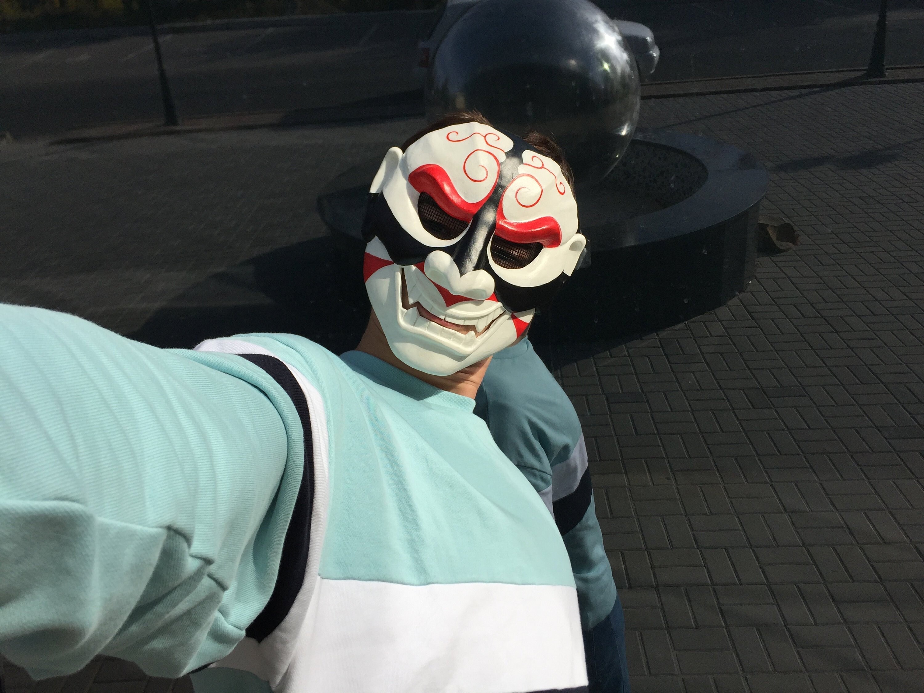 Oni mask from GTA 5 online Halloween Etsy