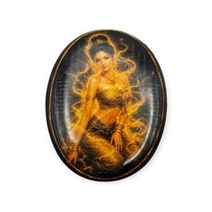 Thai Amulet Khun Pean Maha Saneah Mea Prai Locket LP Tim Powder Code No.4