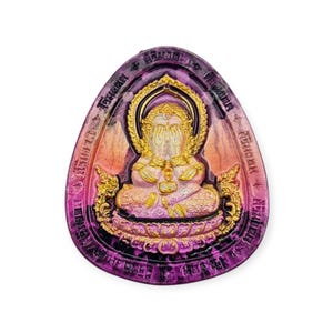 Genuine Thai amulet Phra Pidta Sirimongkol edition Lp Toh Wat Tumsingtothong BE 2566 Lucky Buddha Charm Pendant Genuine Authentic