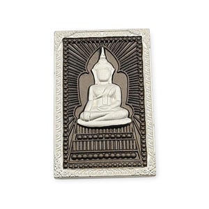 Thai Amulett somdej wekman Lp Maha Sila Krathin 67 Glücksbringer Anhänger bringen Reichtum Erfolg Wohlstand echt authentisch