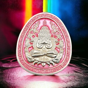Thai amulet Phra Pidta Pangpakarn &quot;Gu Hai Ruay&quot; edition Lp Im BE 2566 Bring Wealth Lucky Fortune Genuine Ahtentic Buddha Charm Pendant