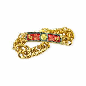 Thai Amulet Bracelet Metal Lp Phat Wat Huayduan Lace&#39;63 Edition Lucky Fortune Protection Pendant Genuine Authentic