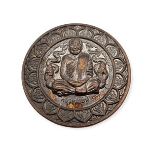 Thai amulets Rien Coin Phra Narai Patiharn Mahathep runjuan Love Charm Good Fortune Lp Kalong Lp Aun Lucky Charm Pendant