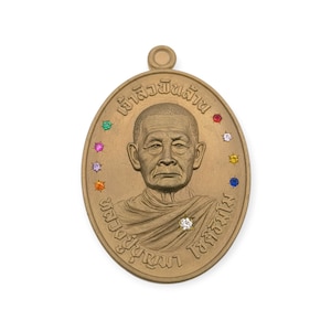 Thai amulet rian Joasur Phanlarn Billionaire edition Lp Boonma Lucky attracted wealth with Ploy Noppakow 9 colors with Waterproof case