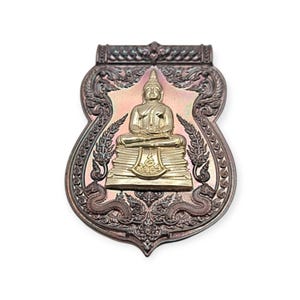 Thai amulet Rian Lp Sothorn Police History edition BE 2568 For wealth success grant wishes Lucky Buddha charm pendant with waterproof case