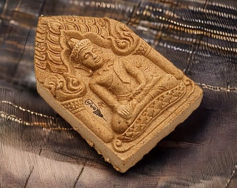 Thai amulet Phra Khun Pean Lp Moon Wat Bannjarn RorSor 232 Lucky Charm Pendant Holy Blessed Genuine Waterproof case