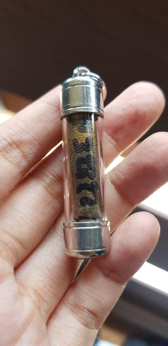 Thai Amulet Takrut Charming Attraction love Super Sex Hand Yant By Ajarn Phrot