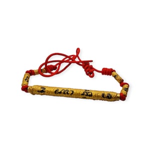Thai amulet waist takrut Sur Phen 9 Rob 108 years Lp Im Wat Tungnamai Protection Bring Luck Wealth 5 inches Genuine Authentic powerful charm