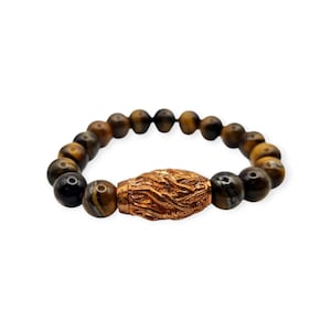 Thai amulet look sakod Naree Love attraction charm Phra Aj Prasoot BE 2565 with tiger eyes stone bracelet Protection Lucky pendant