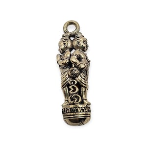 Special Thai Amulet Takrut Kumanthong Na Plod Nhee / No debt edition blessed by Aj Subin. Lucky charm bring wealth grant wishes