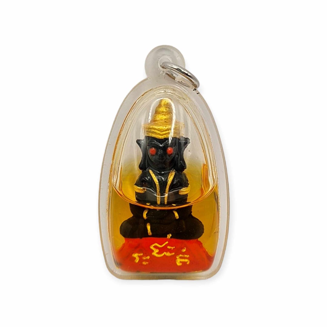 タイ お守り Luk Oum 聖なる球から鐘の音 Somdej Toh #420 Thai Amulet Phra Ngang Red Eyes Kruba Thammamunee Lucky Love Charm