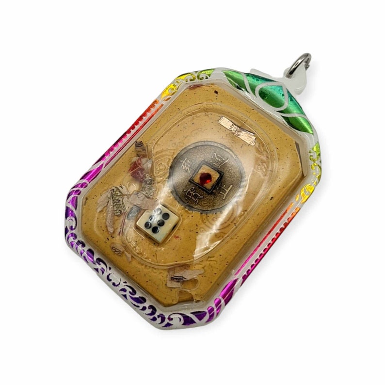 Thai Amulet Female Goddess Love Success Lucky Charm Pendant Gambling Casino with Maha Saneah Oil Genuine Holy Blessed Powerful Talisman image 6