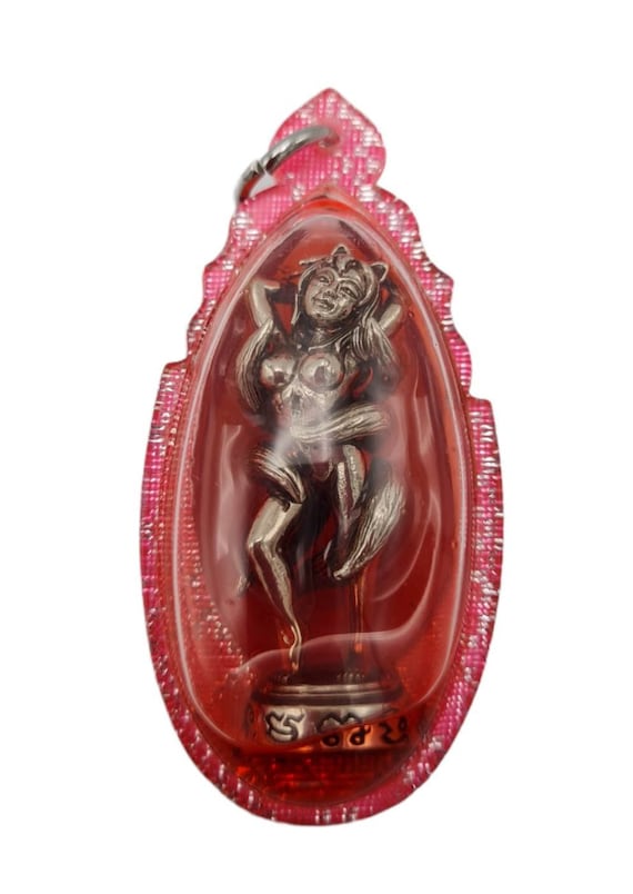 SPIRIT OF STONE /虎猫工務店/九十九百太郎 Thai Amulets Lady 9 Tails Fox Kuminho Kitsune Magic Charm Lucky