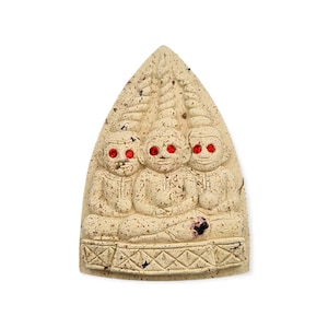 Thai Amulet Phra Ngang 3 Souls Reangrit Pong Prai 108 Ton Fast Effective Grant Wishes Lucky Charm Love Success Wealth