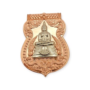 Thai amulet Rian Lp Sothorn Police History edition BE 2568 For wealth success grant wishes Lucky Buddha charm pendant with waterproof case
