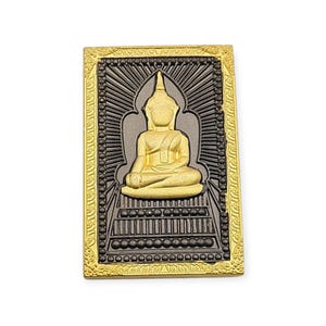Thai Amulett somdej wekman Lp Maha Sila Krathin 67 Glücksbringer Anhänger bringen Reichtum Erfolg Wohlstand echt authentisch