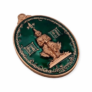 Thai amulet Taowesuwan Sethtee Thamchai Wat Thamchaimongkol Lucky Protection Charm Bring Wealth waterproof case