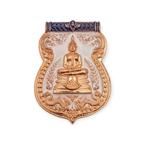 Thai amulet Rian Lp Sothorn Police History edition BE 2568 For wealth success grant wishes Lucky Buddha charm pendant with waterproof case
